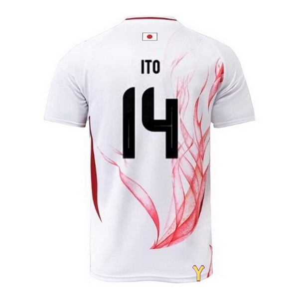 2024 Junya Ito #14 Japan Home Youth Soccer Jersey