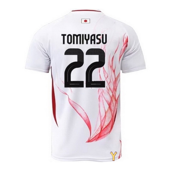 2024 Takehiro Tomiyasu #22 Japan Home Youth Soccer Jersey