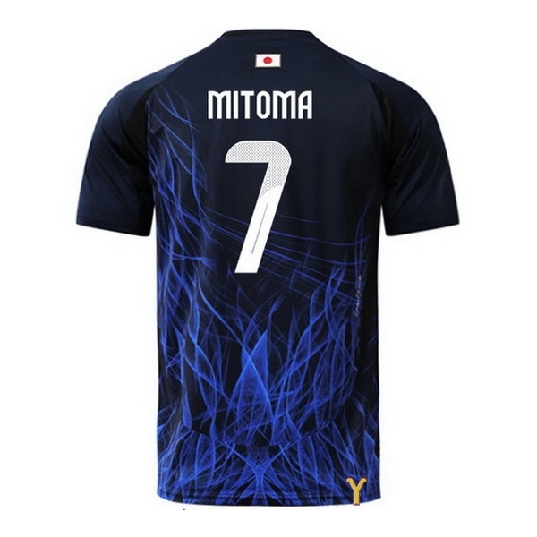 2024 Kaoru Mitoma #7 Japan Away Youth Soccer Jersey