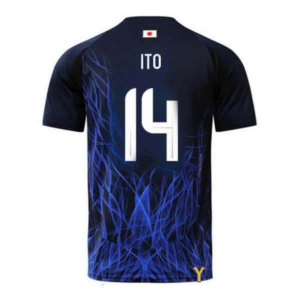 2024 Junya Ito #14 Japan Away Youth Soccer Jersey