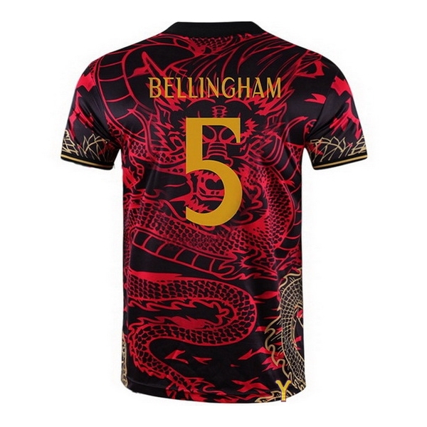 2024 Jude Bellingham #5 Dragon Red Youth Soccer Jersey