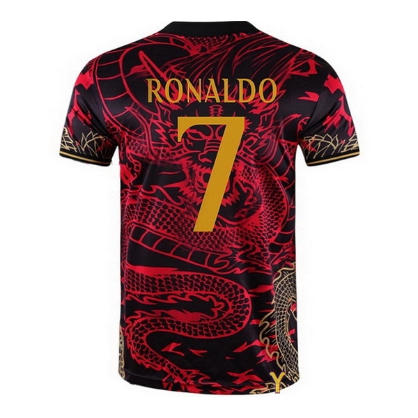 2024 Cristiano Ronaldo #7 Dragon Red Youth Soccer Jersey