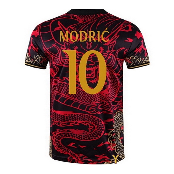 2024 Luka Modric #10 Dragon Red Youth Soccer Jersey