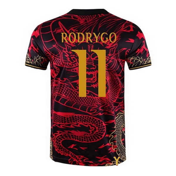 2024 Rodrygo #11 Dragon Red Youth Soccer Jersey