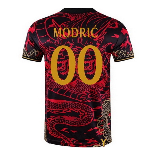 2024 Customized #00 Dragon Red Youth Soccer Jersey