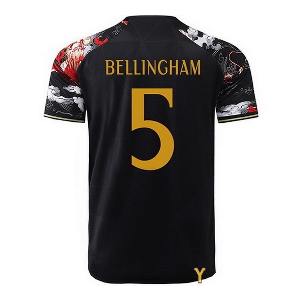 2024 Jude Bellingham #5 Dragon Black Youth Soccer Jersey