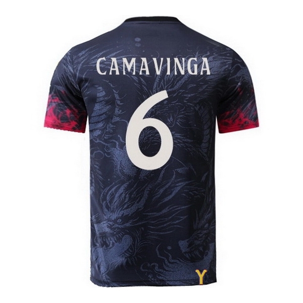 24/25 Eduardo Camavinga #6 Dragon Gray Youth Soccer Jersey