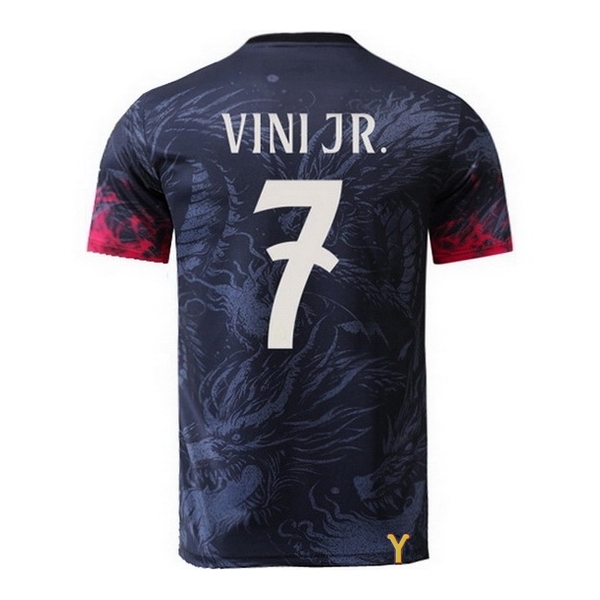 24/25 Vinicius Junior #7 Dragon Gray Youth Soccer Jersey