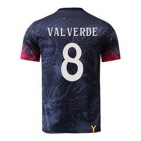 24/25 Federico Valverde #8 Dragon Gray Youth Soccer Jersey