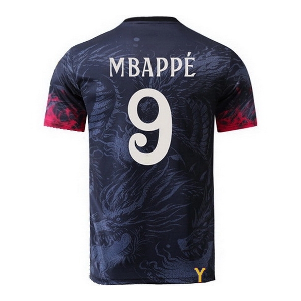 24/25 Kylian Mbappe #9 Dragon Gray Youth Soccer Jersey