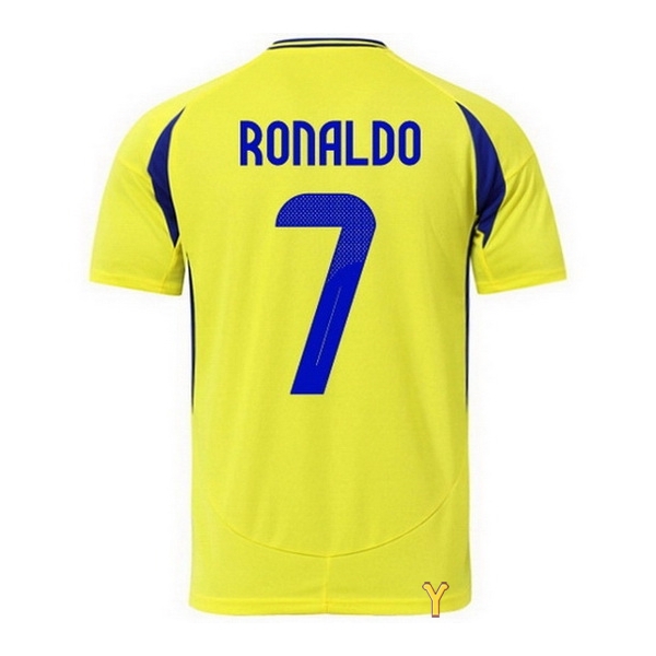 2024 Cristiano Ronaldo #7 Team Yellow Youth Soccer Jersey